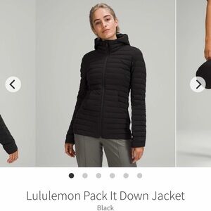 Lululemon Pack It Down Jacket - Black 12